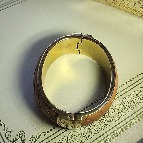 Woven Joan Rivers Bangle Hinged Bracelet - Picture 6 of 7